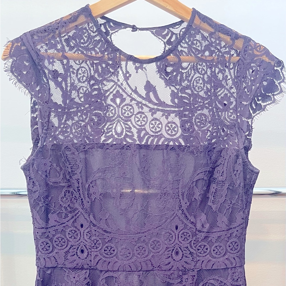 BB Dakota Purple Lace Dress